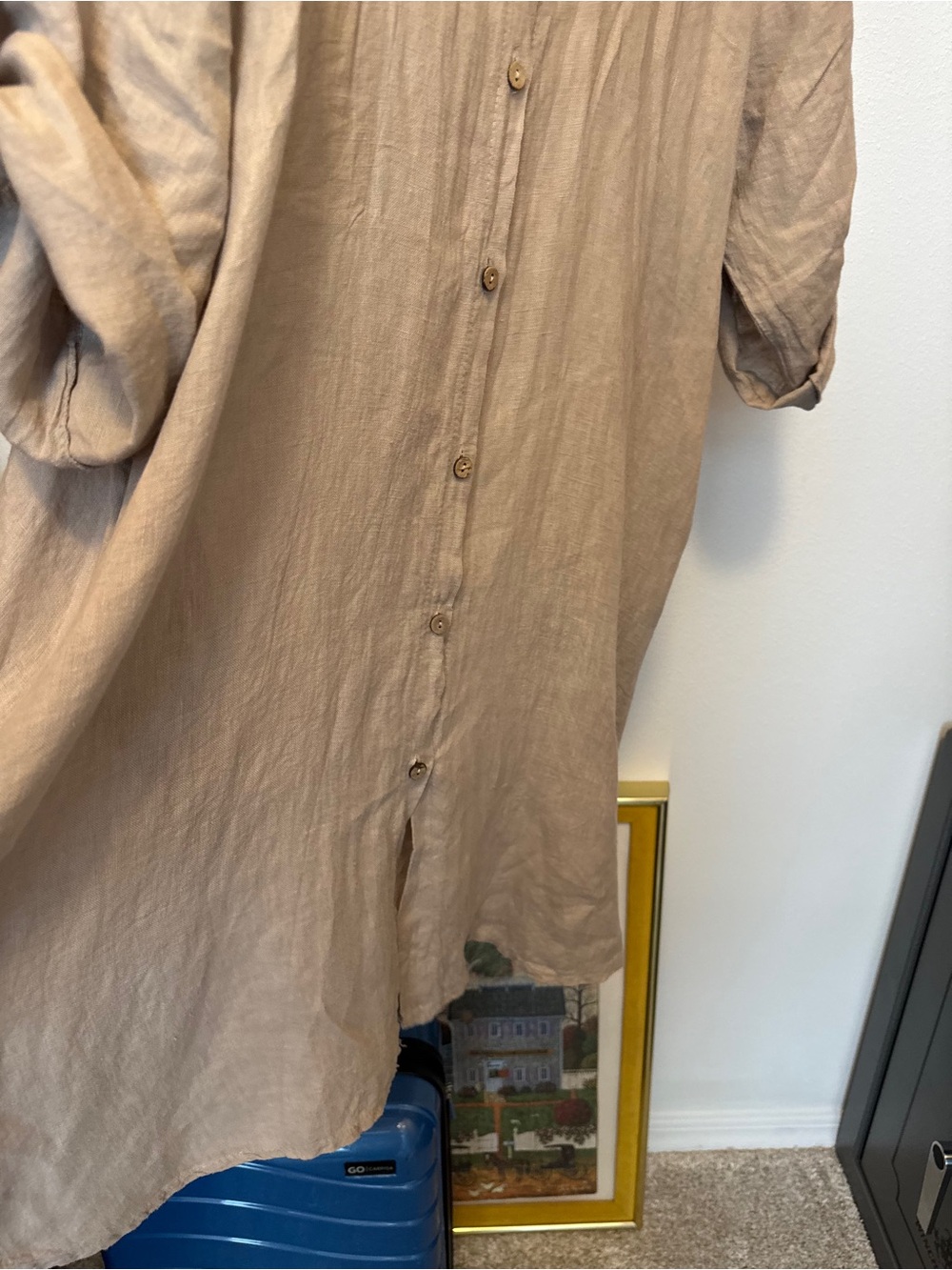 🇮🇹Made In Italy 💯Linen Shirt Dress size L
Resort bohemian chic summer coastal - Picture 5 of 10